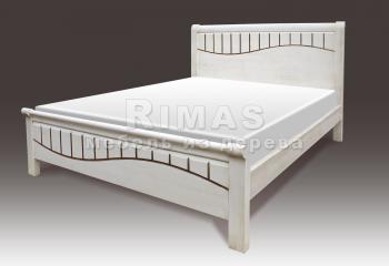 Полутороспальная кровать из бука «Милан»
