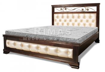 Полутороспальная кровать из дуба «Лозанна»