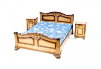 Полутороспальная кровать из бука «Модена»
