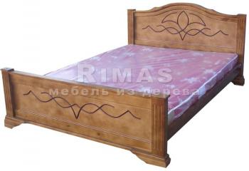 Кровать с подъёмным механизмом из сосны «Бергамо»