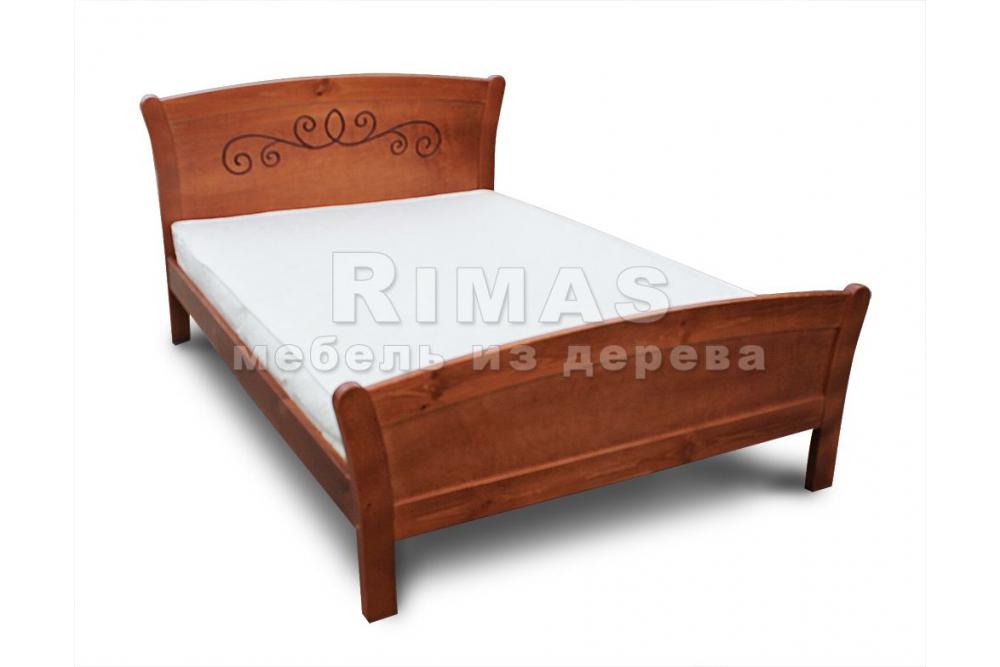 Кровать «Лигурия» из массива дерева