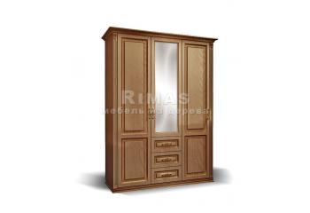 Шкаф с зеркалом из сосны «Таранто 3»